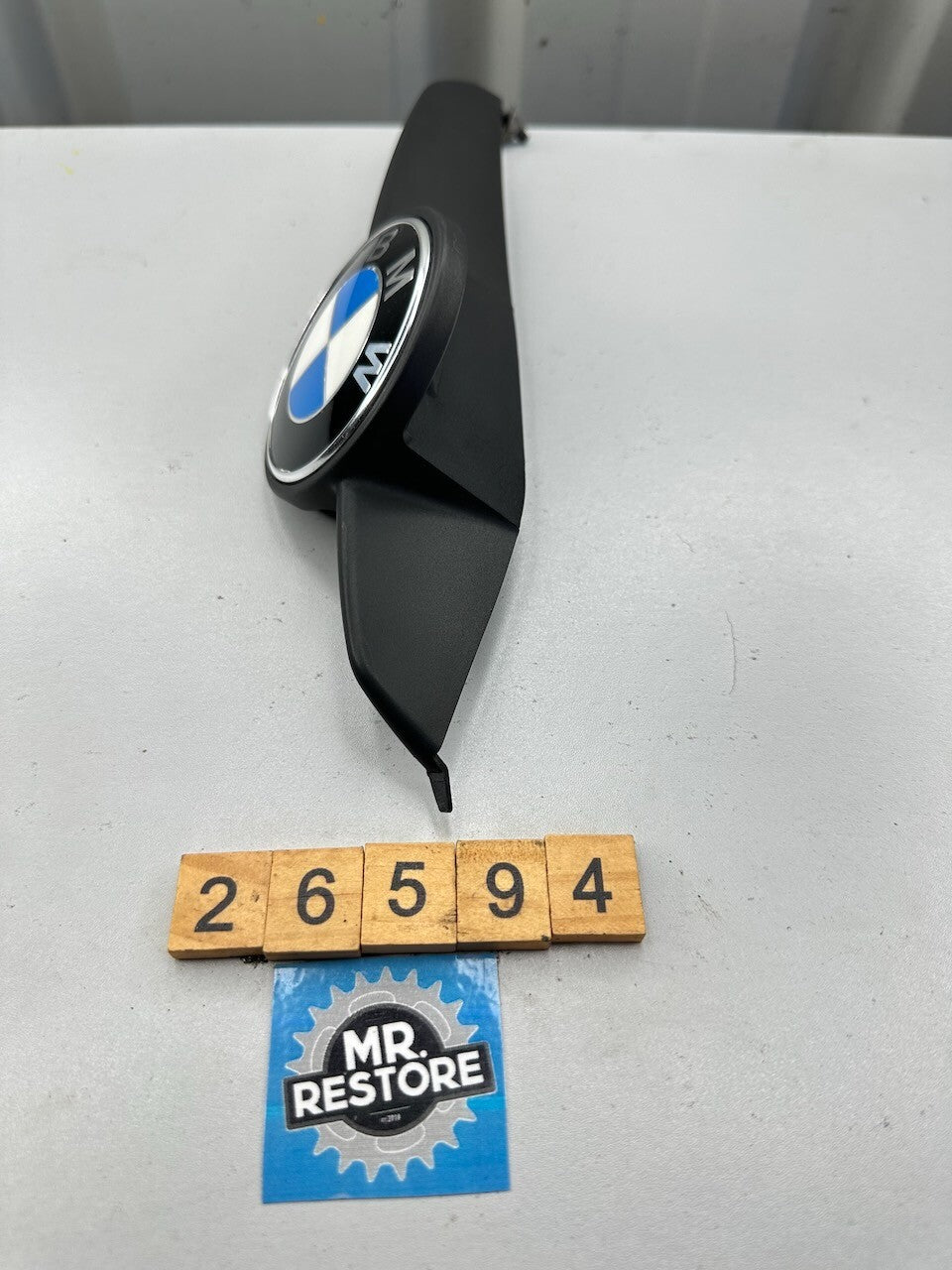 BMW K1200S '03-08' Right Tank Trim Panel Plaque Holder & Badge 46637677780