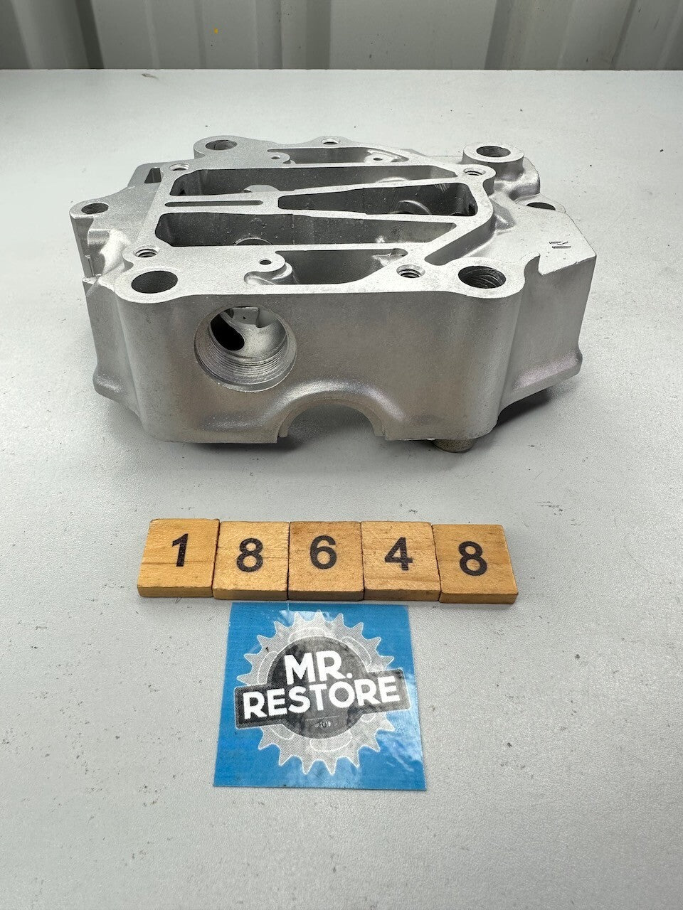 Honda XLV750R Cylinder Head Cover - Vapour Blasted
