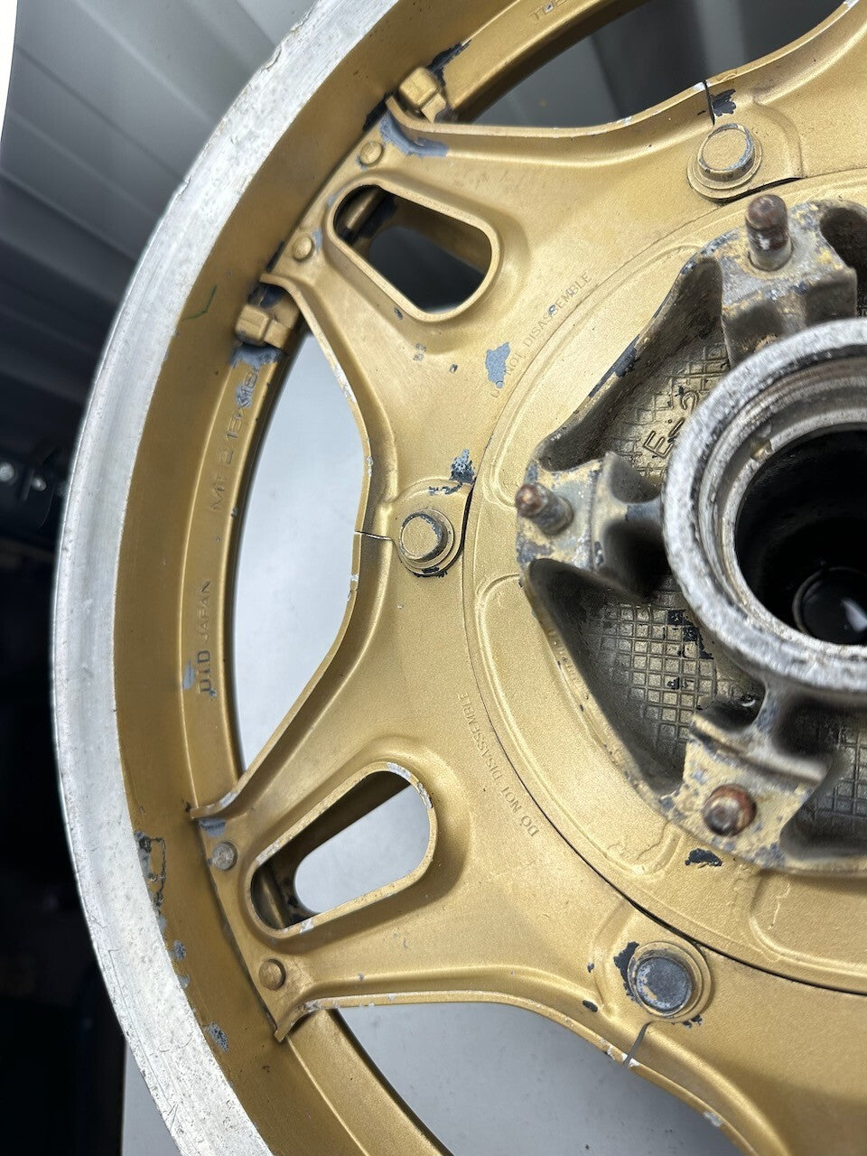 Honda CB 650 Rear Wheel 18 x 2.15 (Oct 79) & Sprocket Carrier