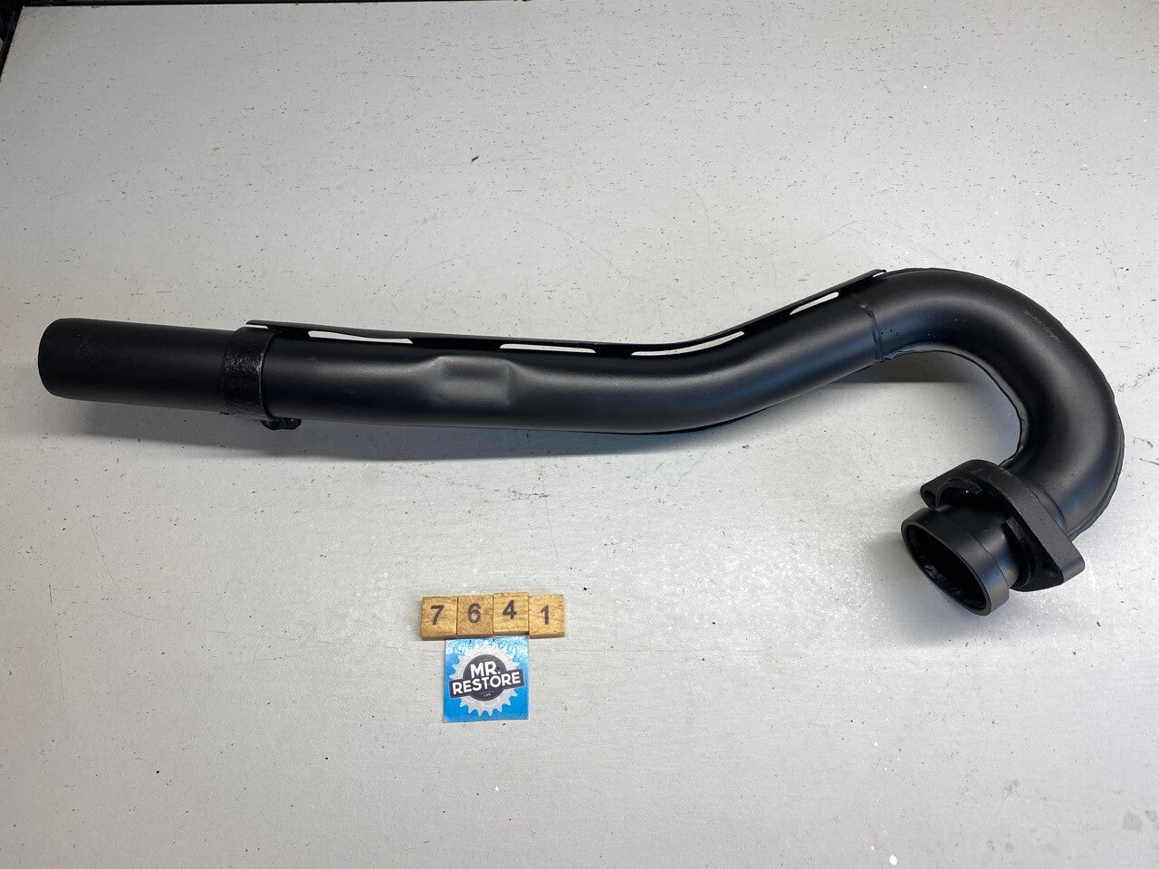 Kawasaki KL600 R Exhaust Header & Guard - Stainless Steel OEM - KHI EC17-Painted