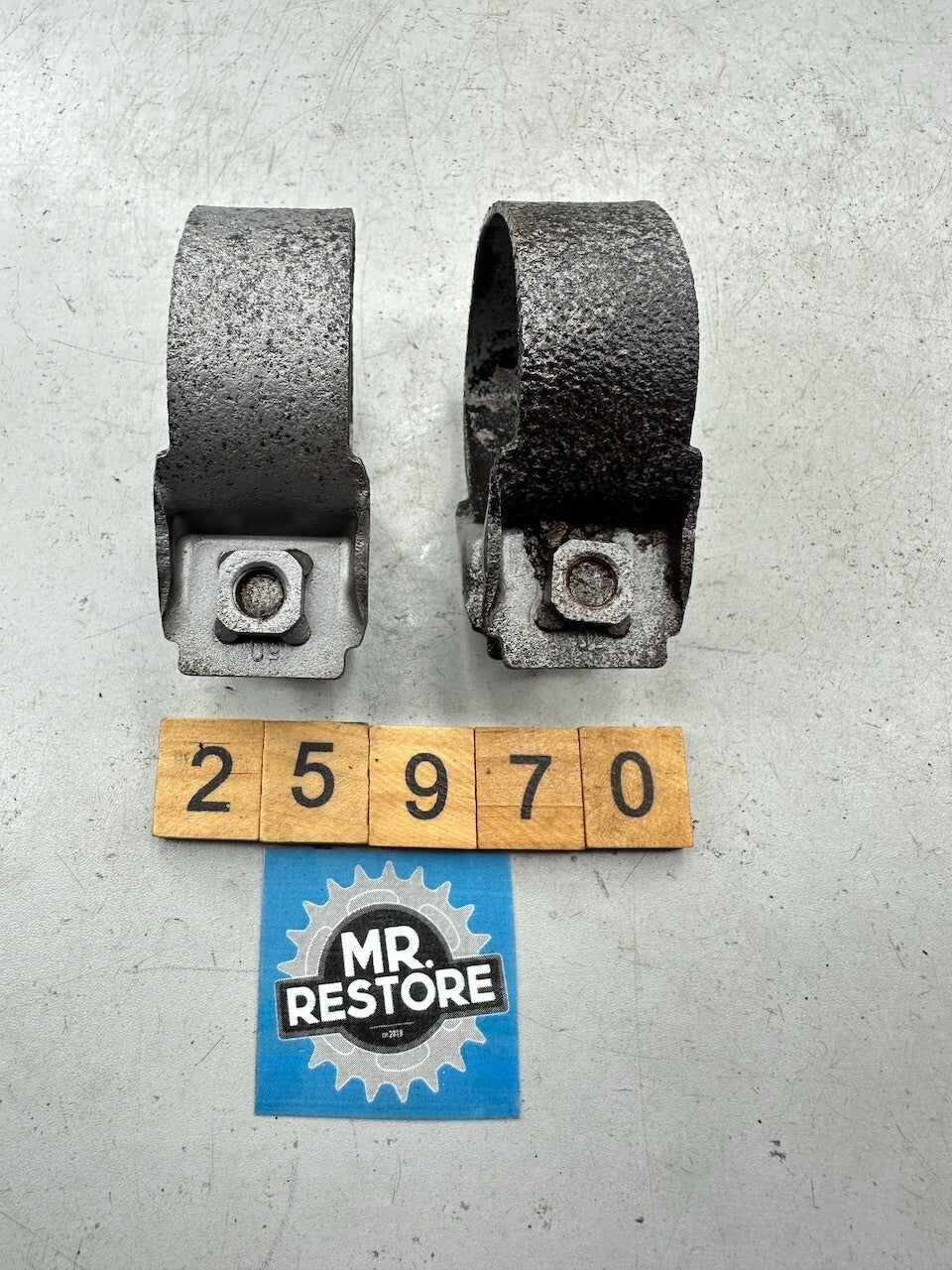 Kawasaki Z1300 KZ1300 '79-81' Pair Exhaust Muffler Clamps (x2) 92037-1105