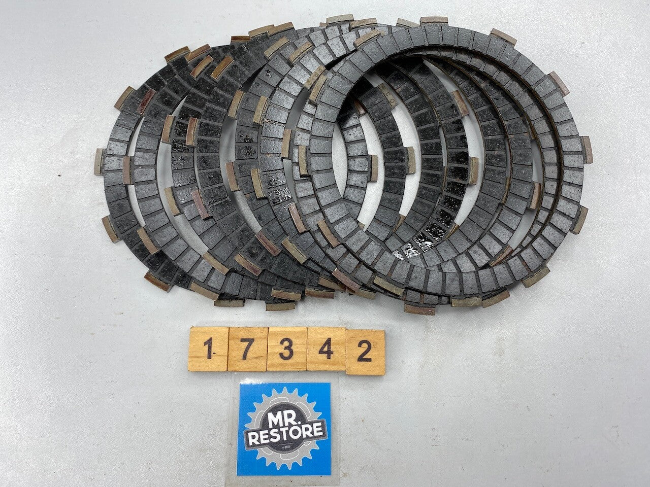 Suzuki RM125 1992-06 Clutch Drive Plate Set of 8 - 21441-43D00