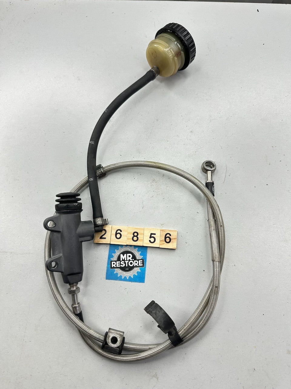 BMW K1200S Stainless HEL Brake Hose & Rear Brake Master Cylinder & Reservoir