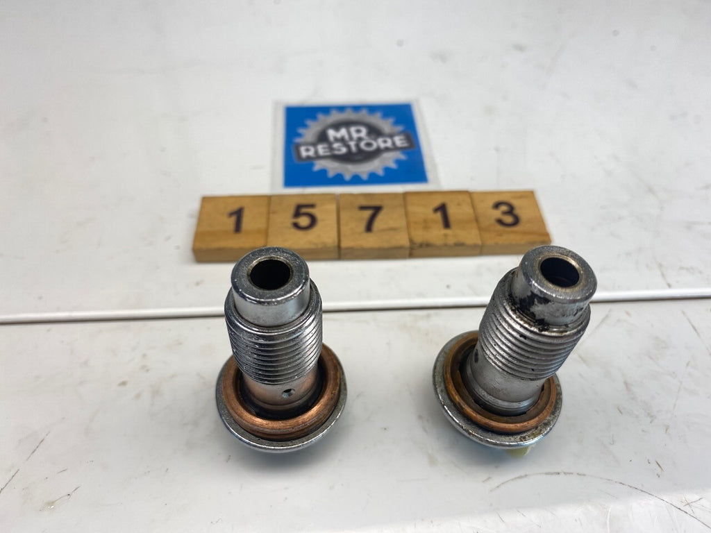 Yamaha XV Virago XVS1100 Cylinder Head Oil Feed Union Bolts Pair 904-01160-65