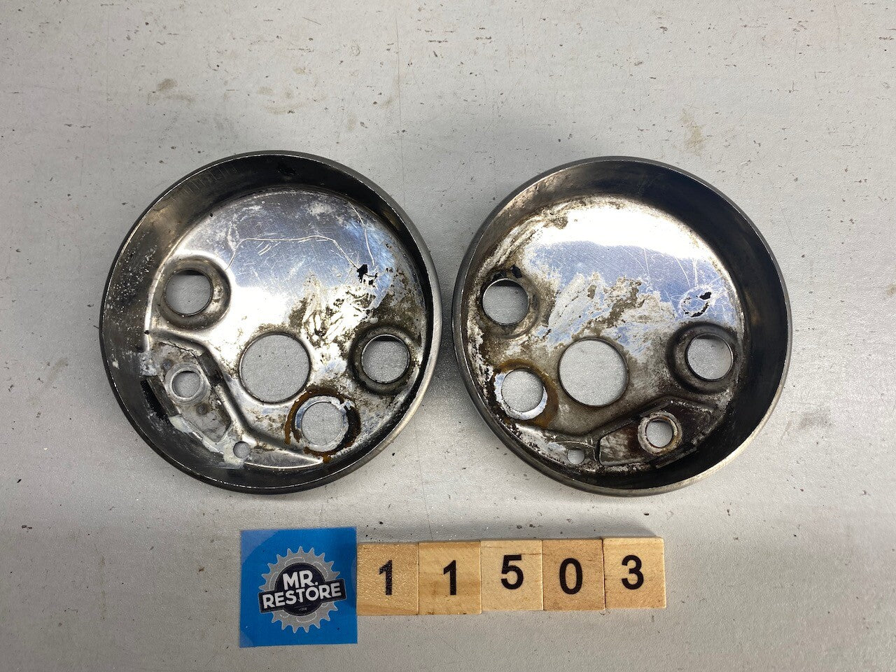 Honda CB200 Clocks Meter Chrome Rear Covers
