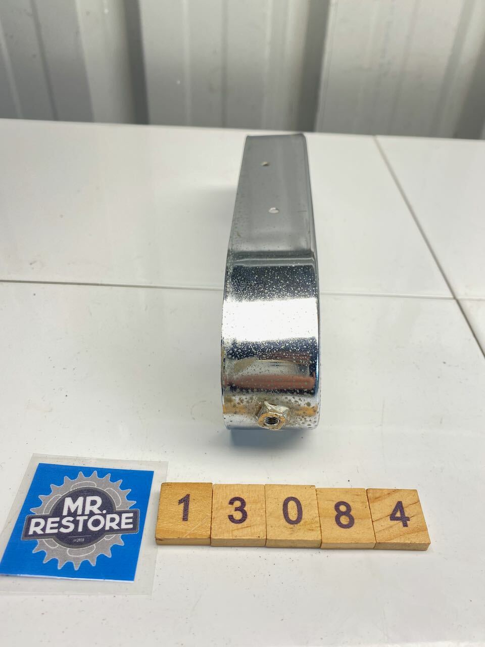 Yamaha XS250 XS400 35mm Chrome Fork Cover Emblem - 4G0-23122