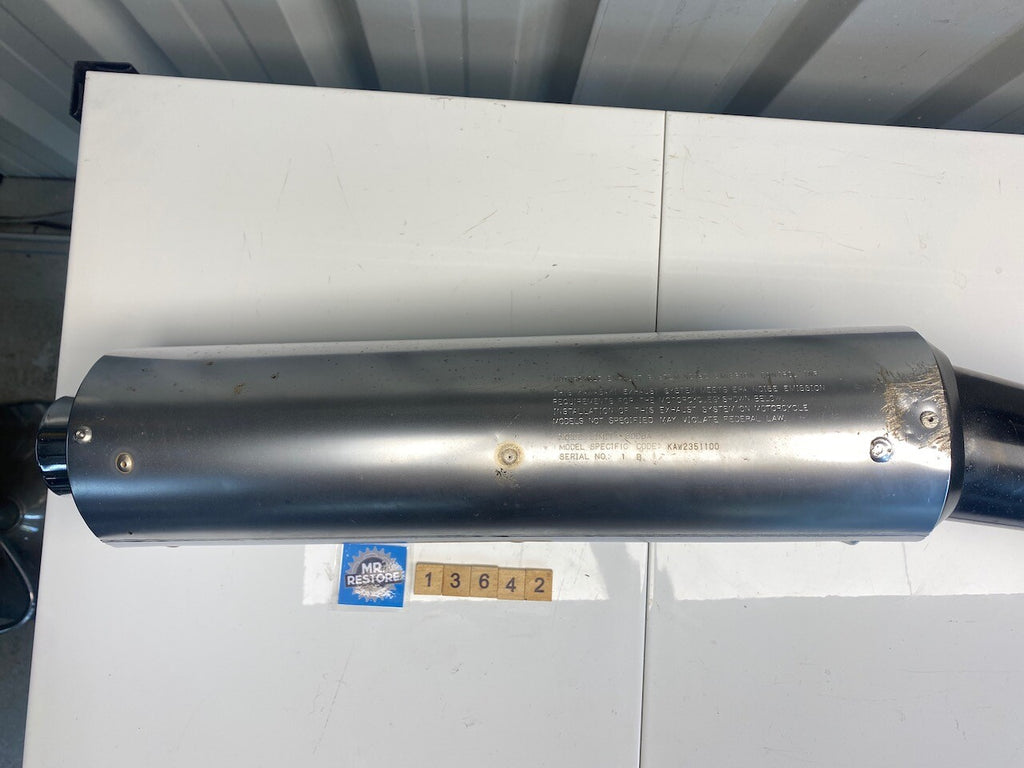 Kawasaki ZX1100 1990-93 R/H Exhaust Pipe Muffler System 18002-1940