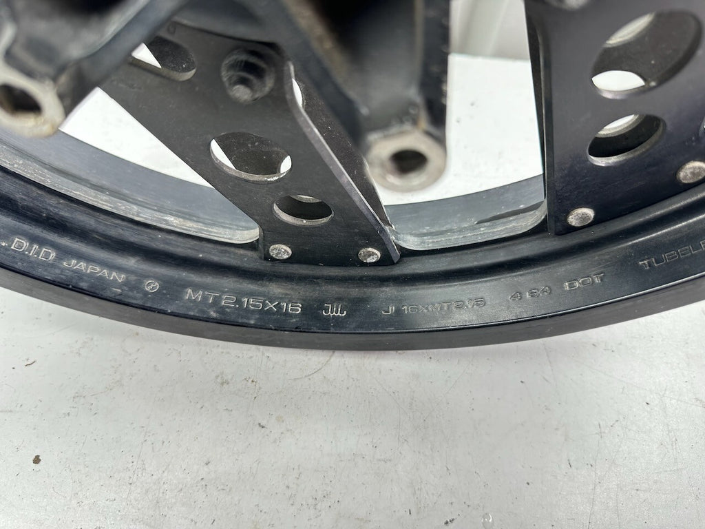 Honda Classic Vintage Black Boomerang 6 Spoke 16" x 2.15 Front Wheel (VF? CBX?)