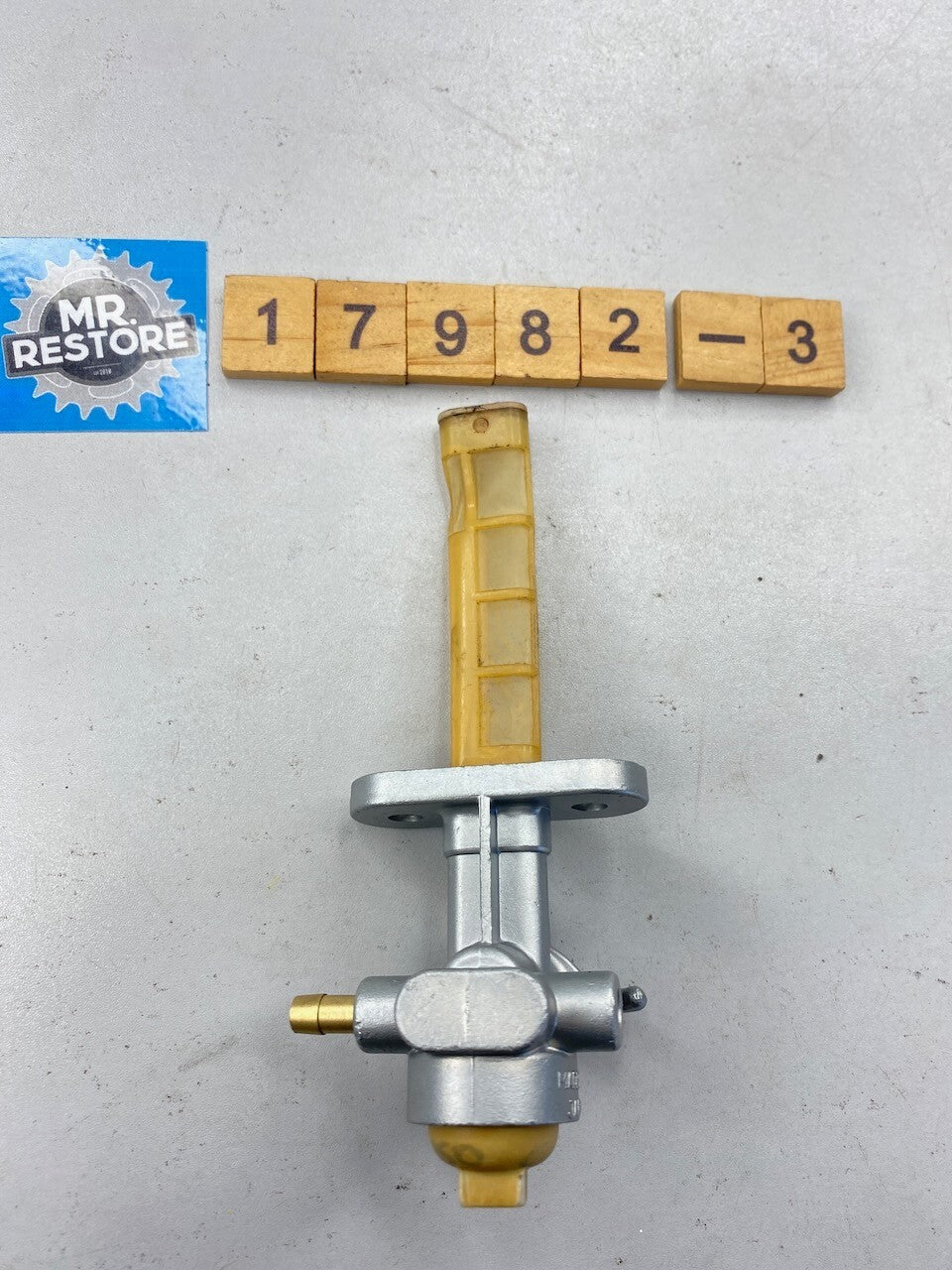 Suzuki DR250 DR350 OEM Fuel Tap - Vapour Blasted