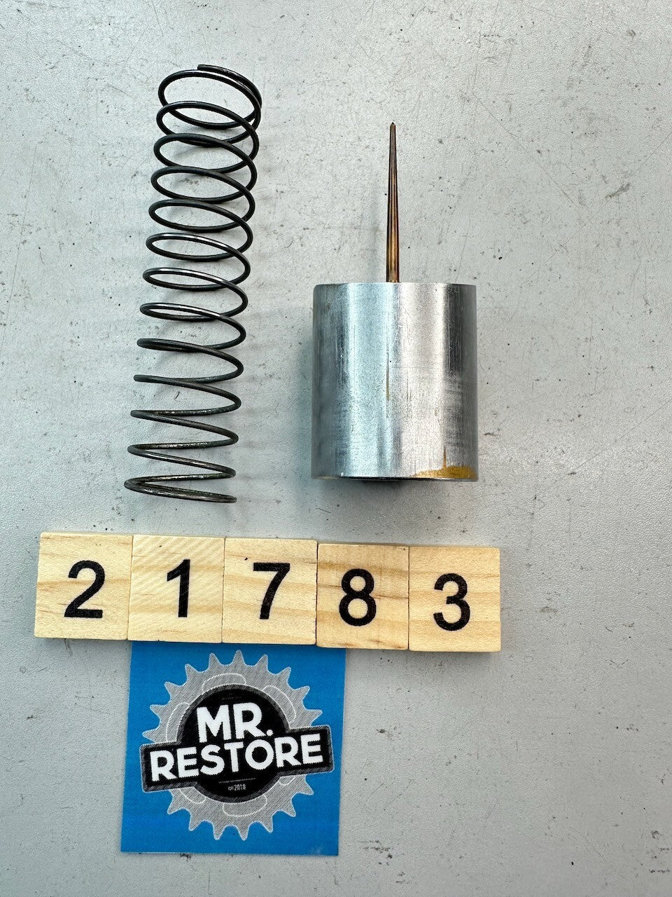Yamaha TY250 A 1974 Carburetor Throttle Valve Slider, Needle & Spring